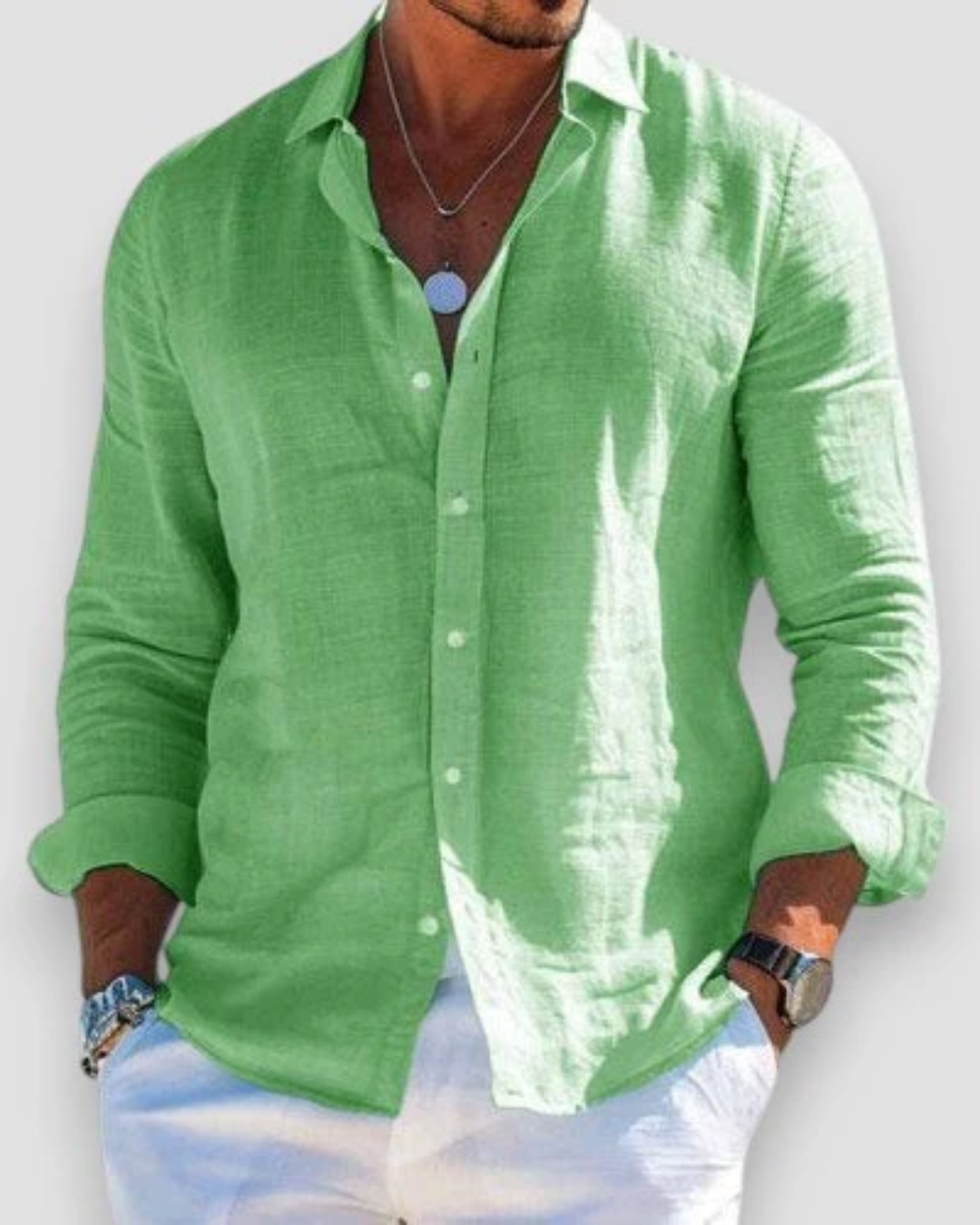 Chemise homme style décontracté