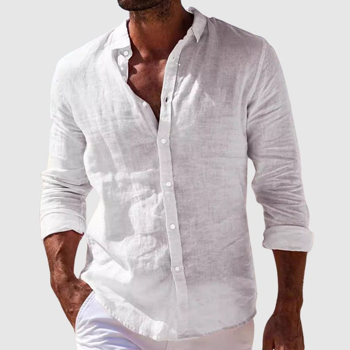 Élégante chemise en lin