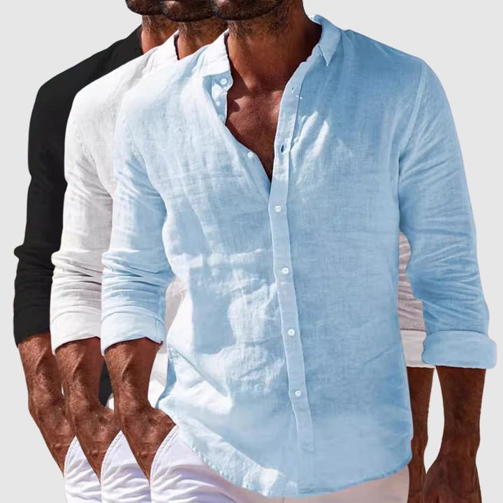 Élégante chemise en lin