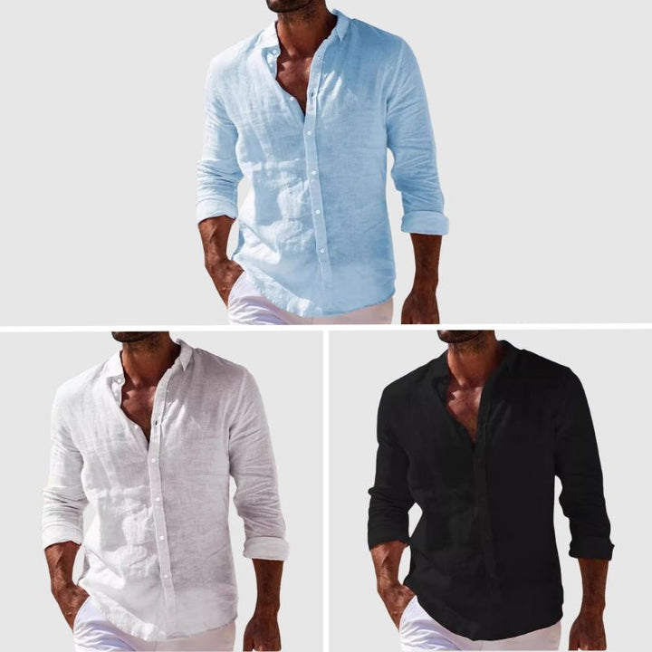 Élégante chemise en lin