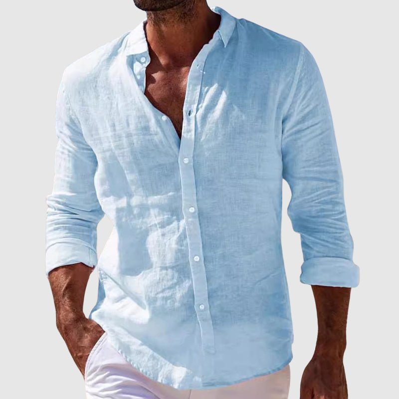 Élégante chemise en lin