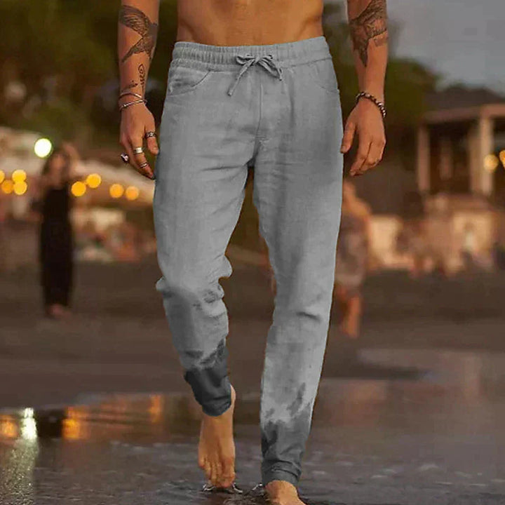 Shorts de plage en lin