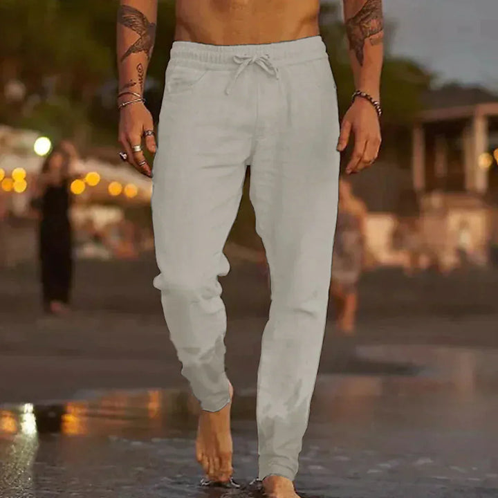 Shorts de plage en lin