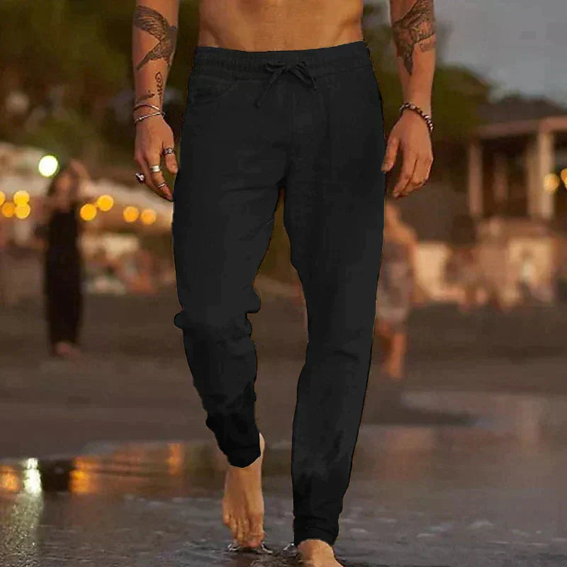 Shorts de plage en lin