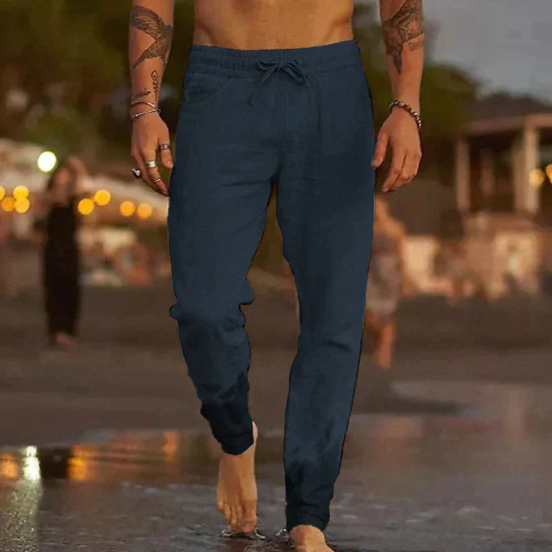 Shorts de plage en lin