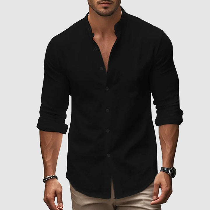 Chemise en lin légère et aérée