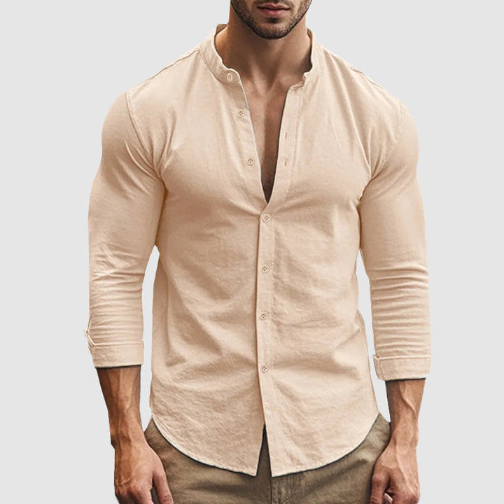 Chemise en lin légère et aérée