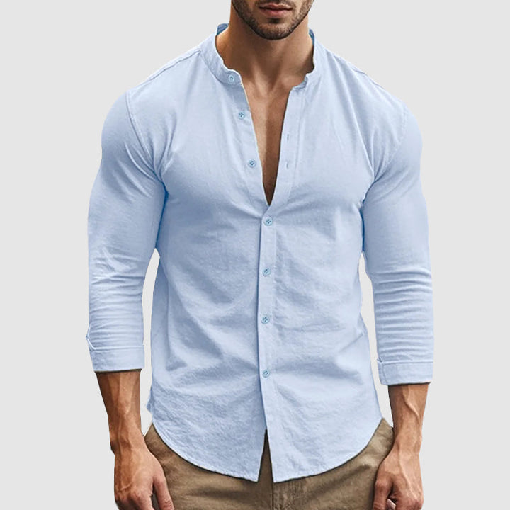 Chemise en lin légère et aérée