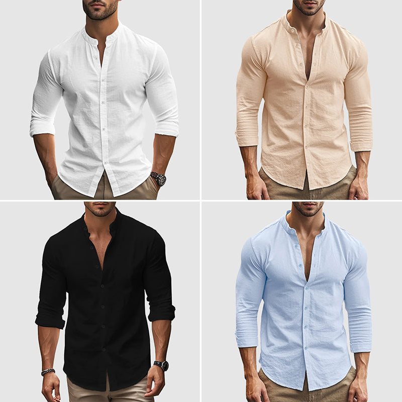 Chemise en lin légère et aérée