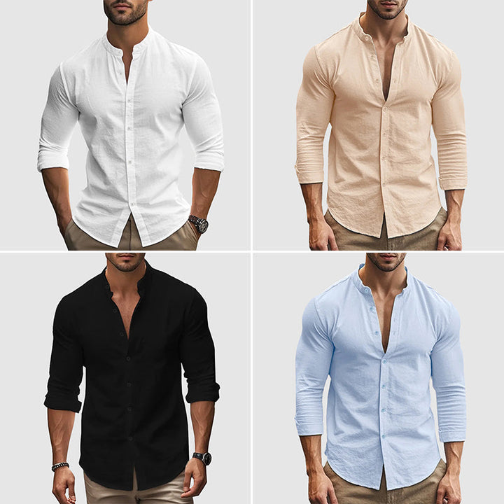 Chemise en lin légère et aérée
