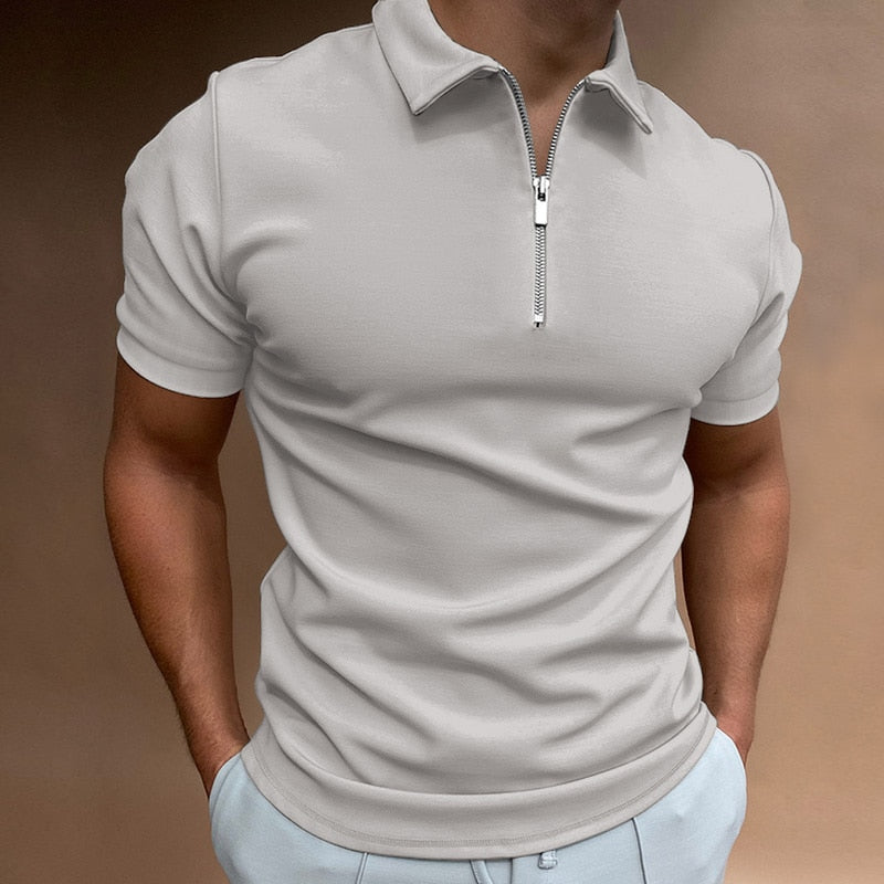 Pull à col zippé