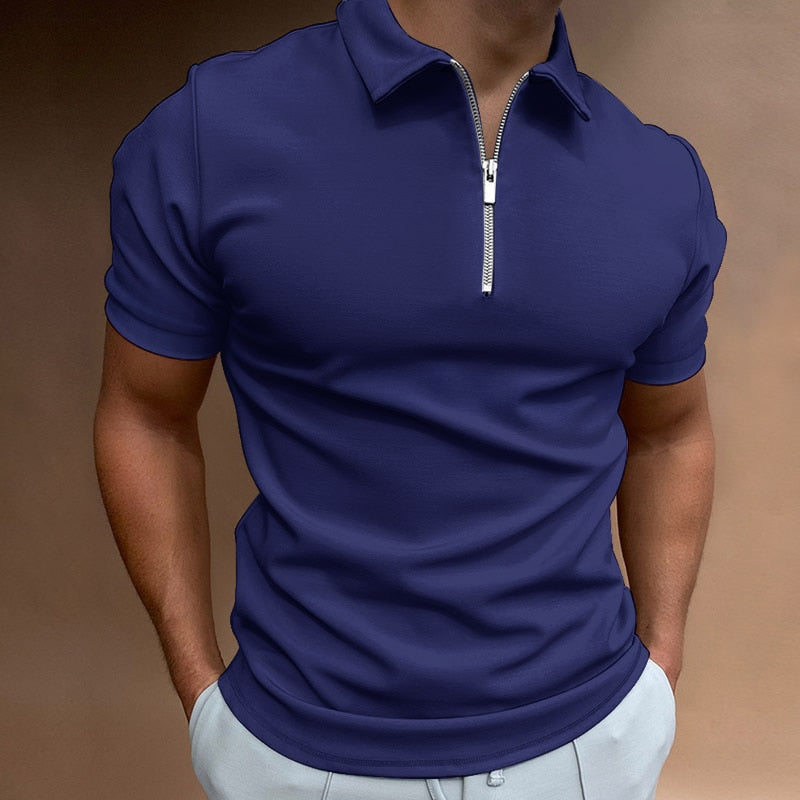 Pull à col zippé