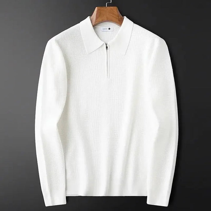 Pull homme chic avec fermeture éclair
