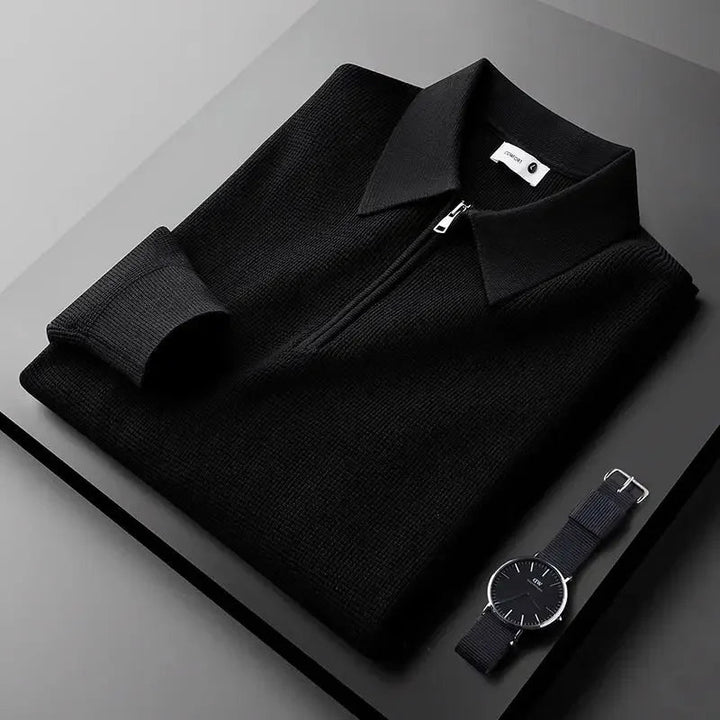 Pull homme chic avec fermeture éclair