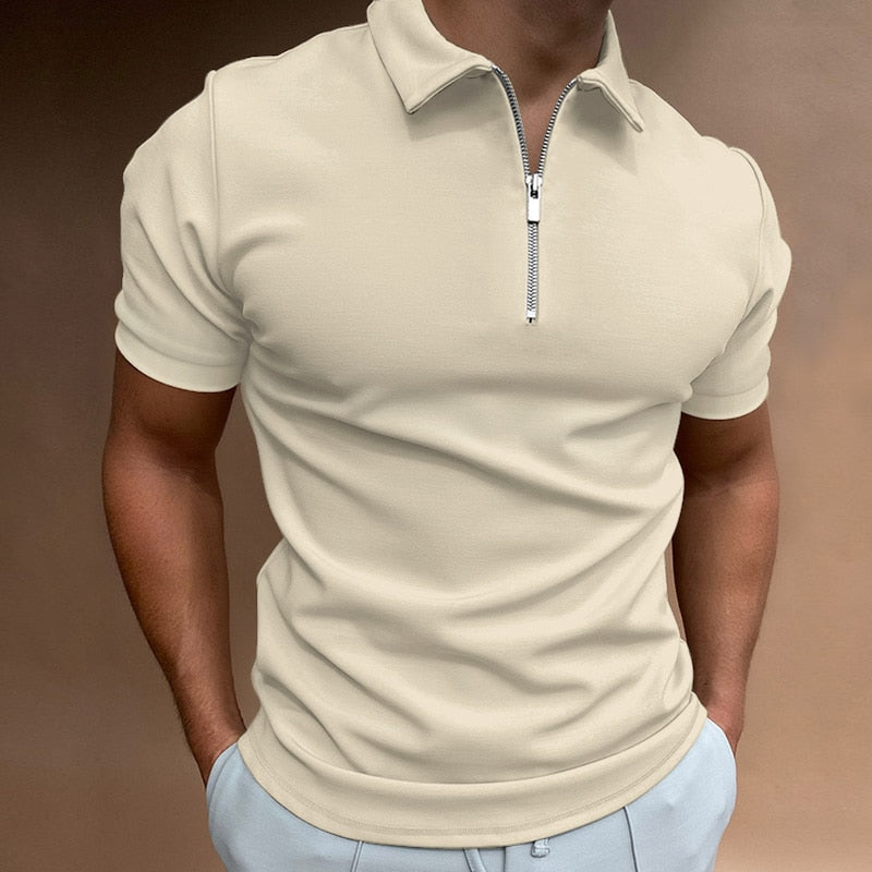 Pull à col zippé