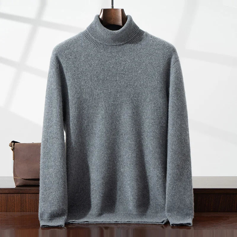 Pull en cachemire chic à col roulé