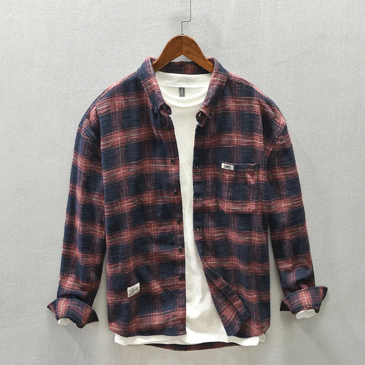 Chemise à carreaux chic
