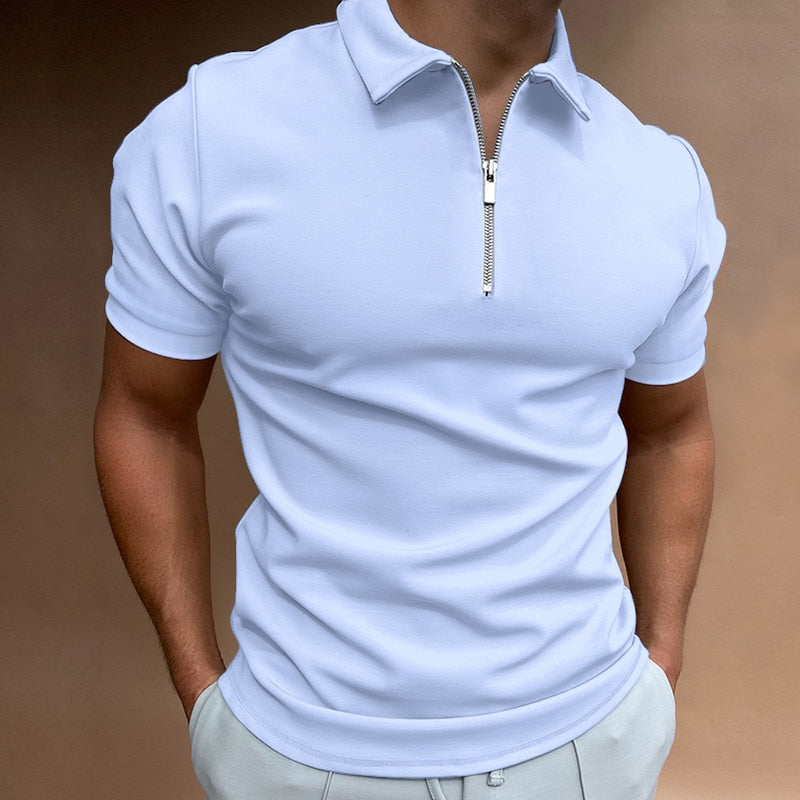 Pull à col zippé