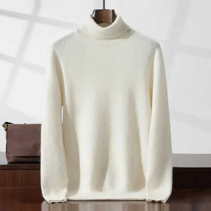 Pull en cachemire chic à col roulé