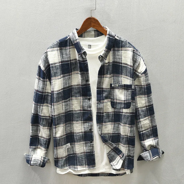 Chemise à carreaux chic