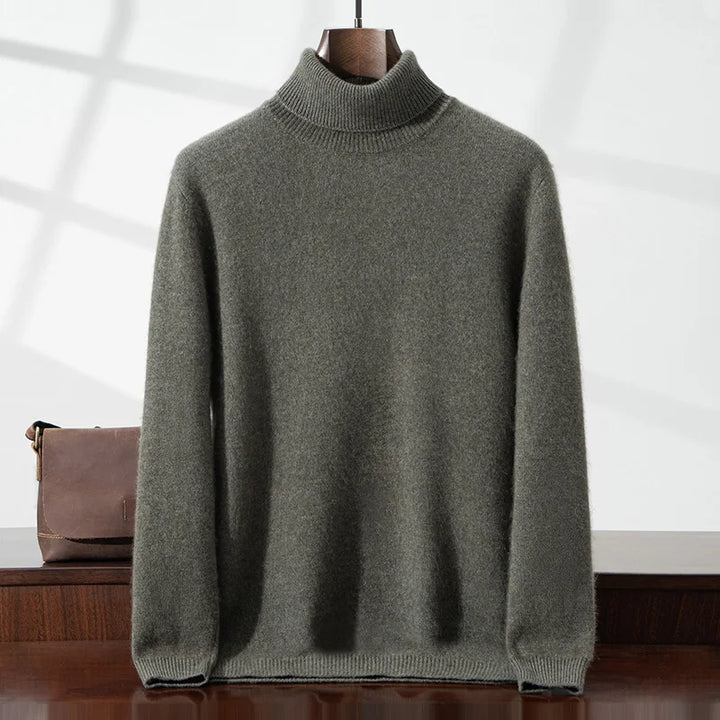 Pull en cachemire chic à col roulé