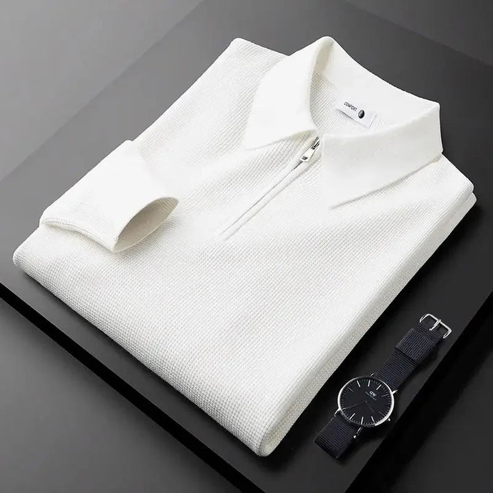 Pull homme chic avec fermeture éclair