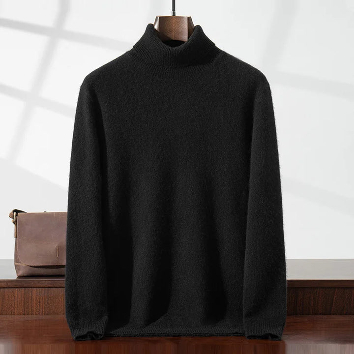 Pull en cachemire chic à col roulé
