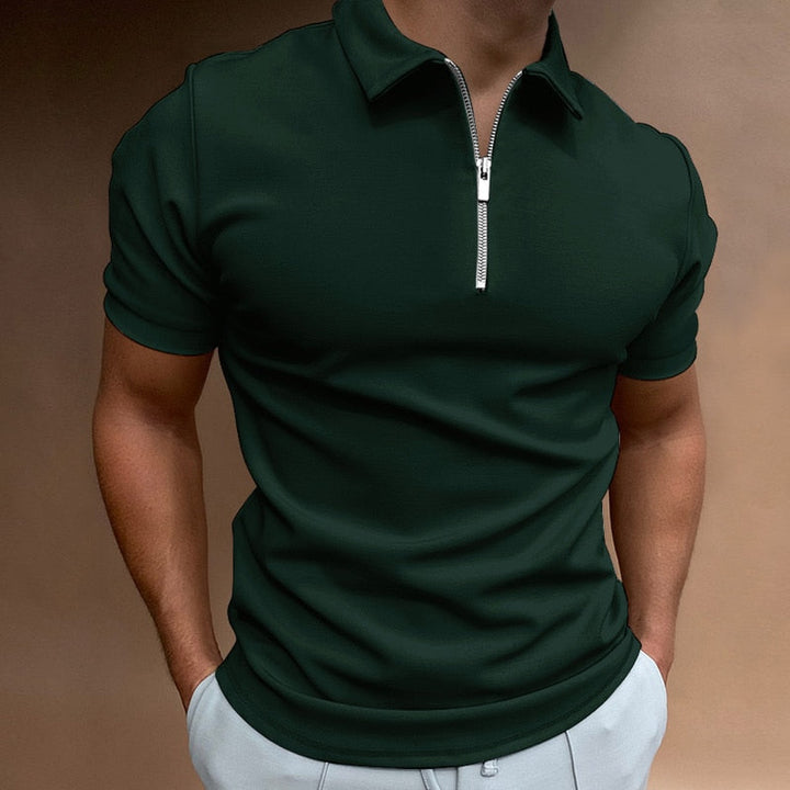 Pull à col zippé