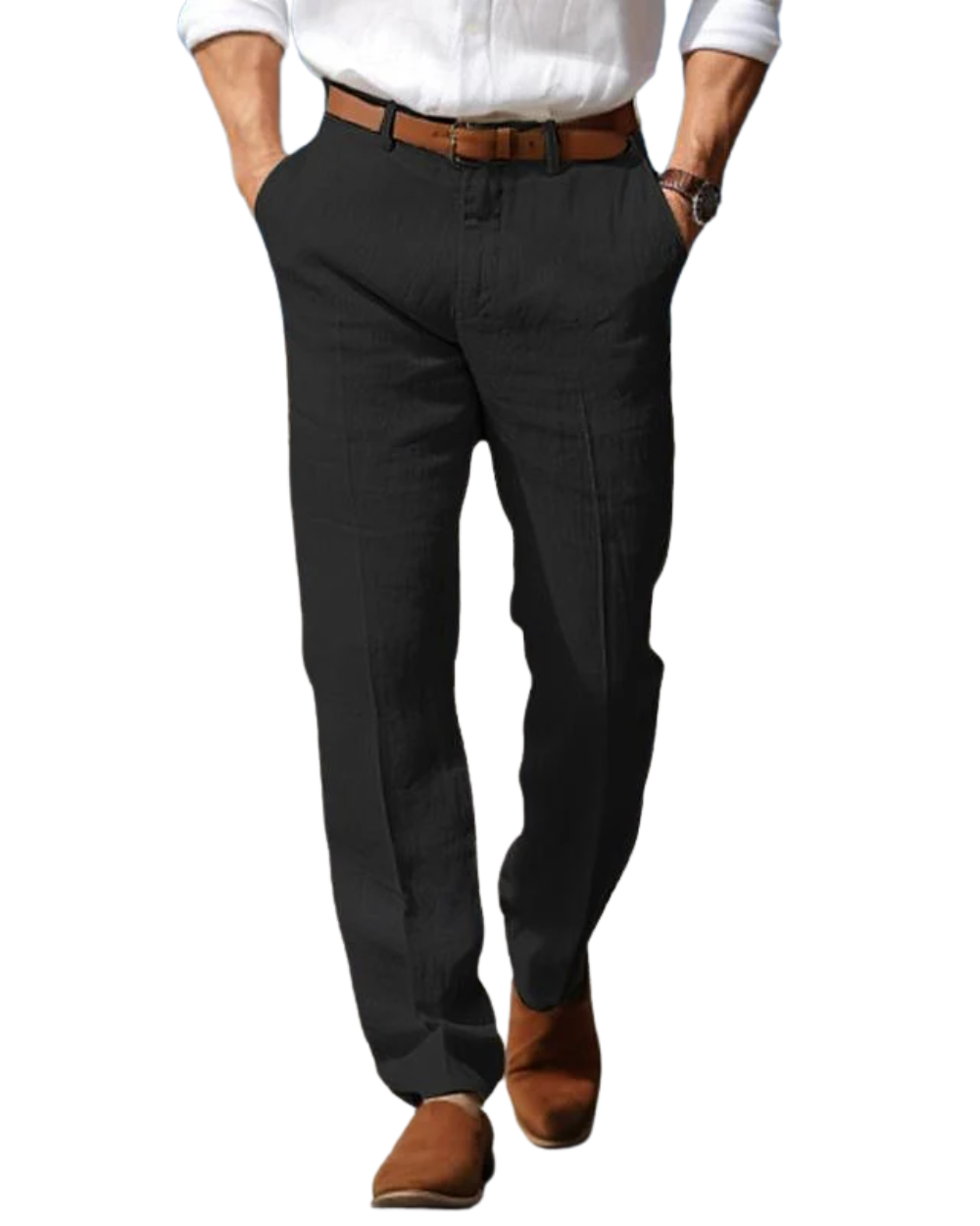 Chic Pantalons en Lin