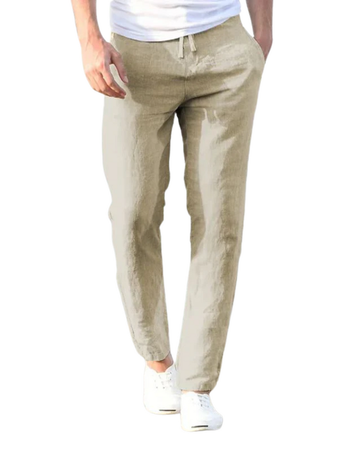 Pantalons décontractés en lin