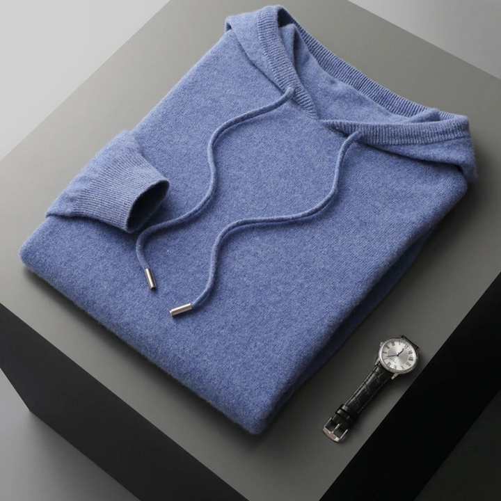 Pull en cachemire à capuche Canopus