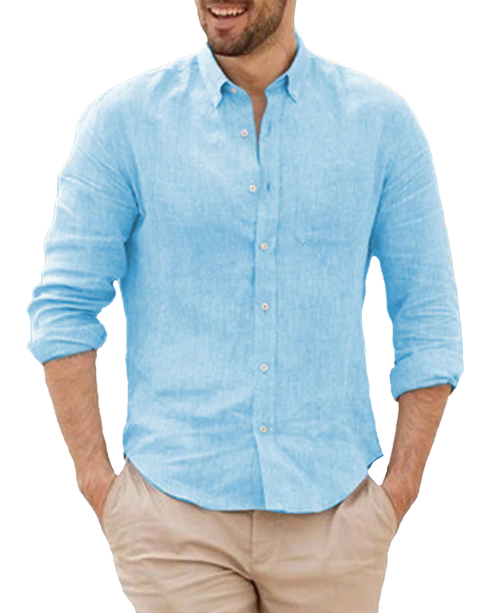 Chemise en lin légère et aérée