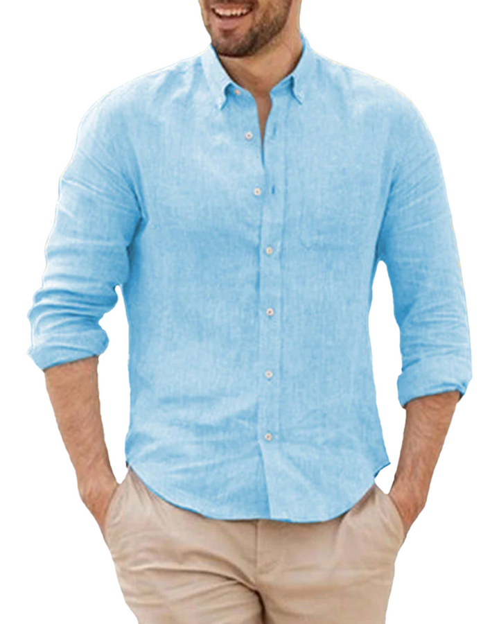Chemise en lin légère et aérée