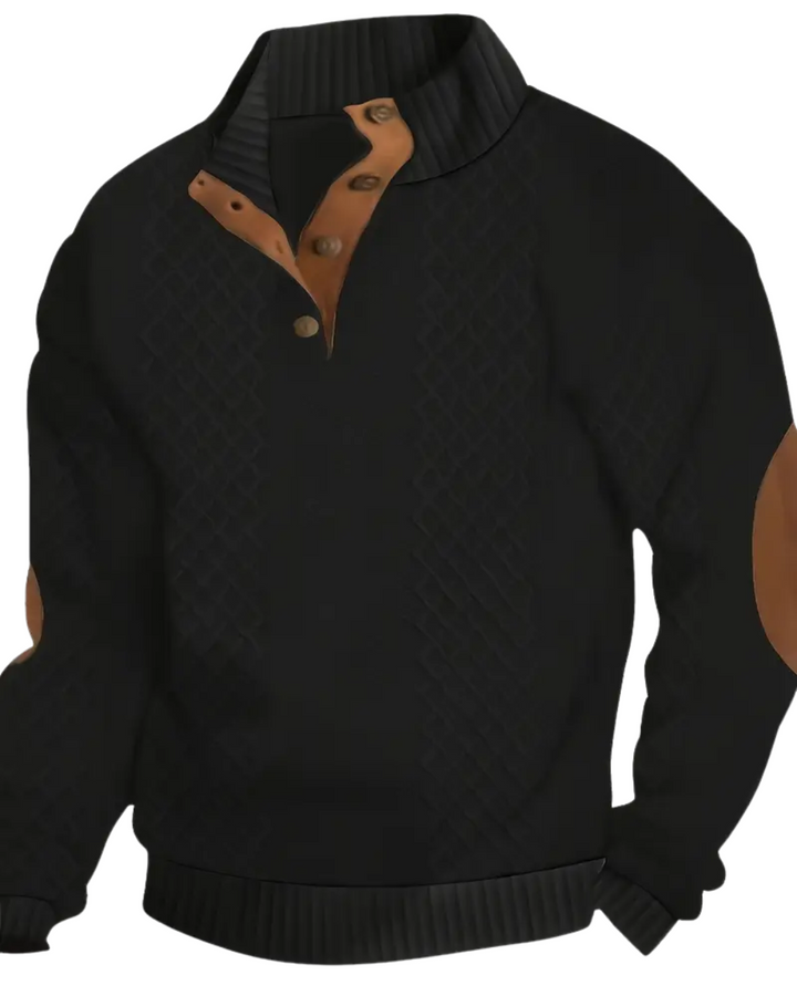 Pull chic avec boutons raffinés