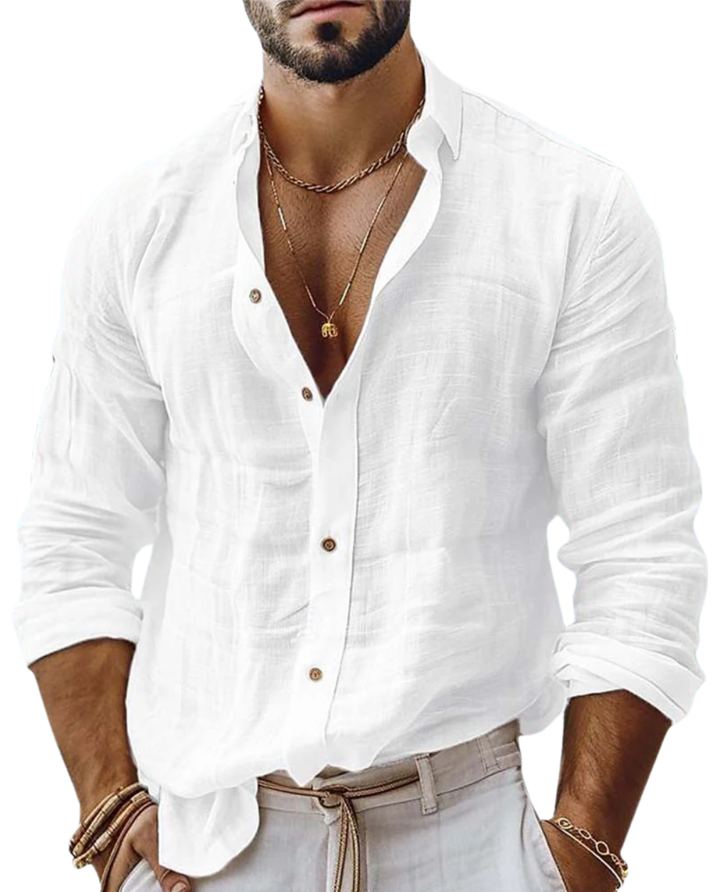 Chemise en tissu de coton