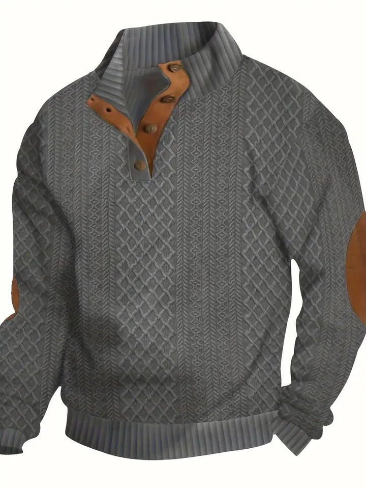 Pull chic avec boutons raffinés