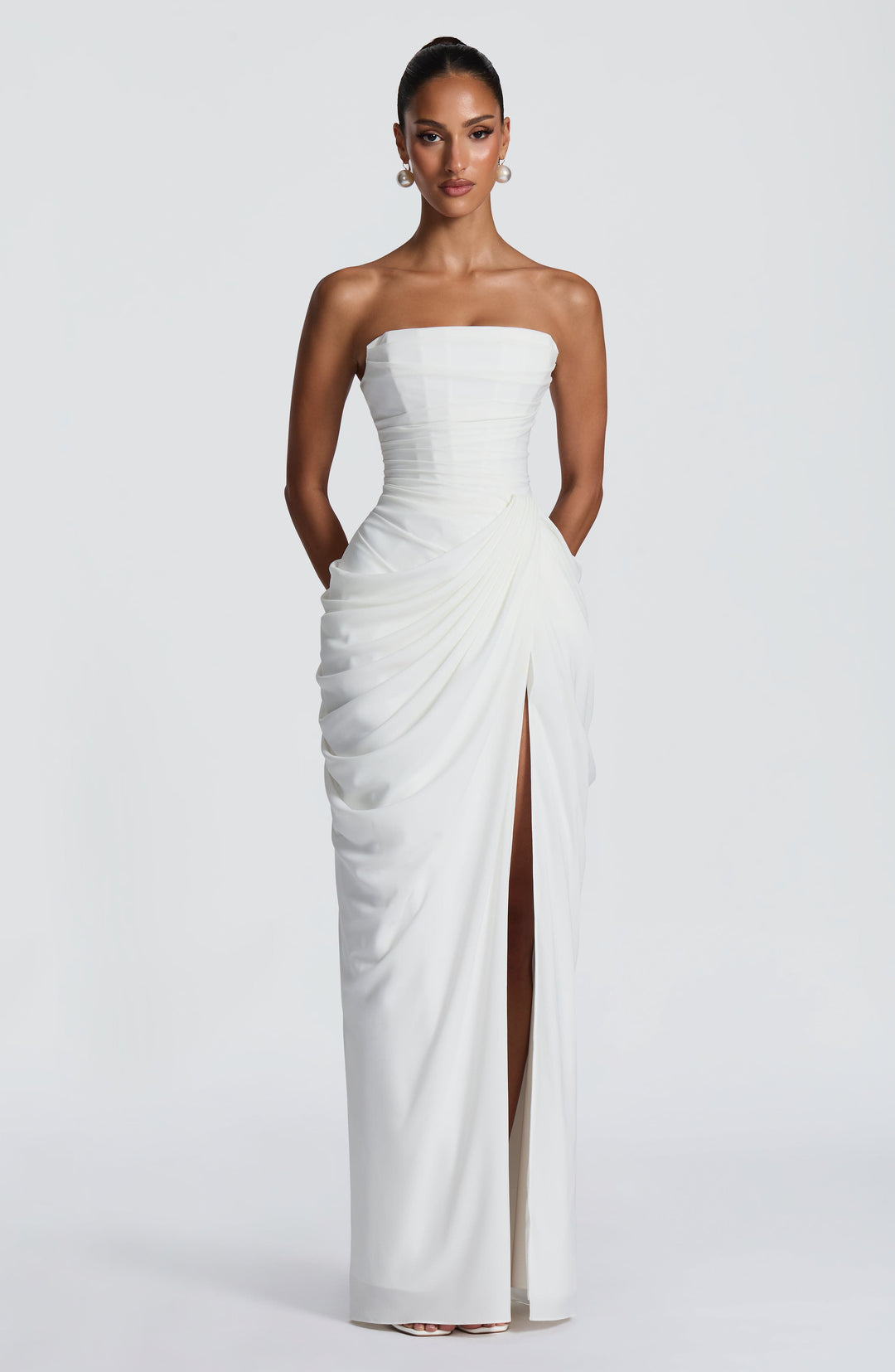 Sofia | Robe Longue Ivoire