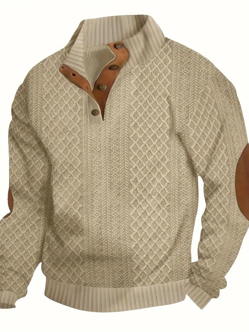 Pull chic avec boutons raffinés