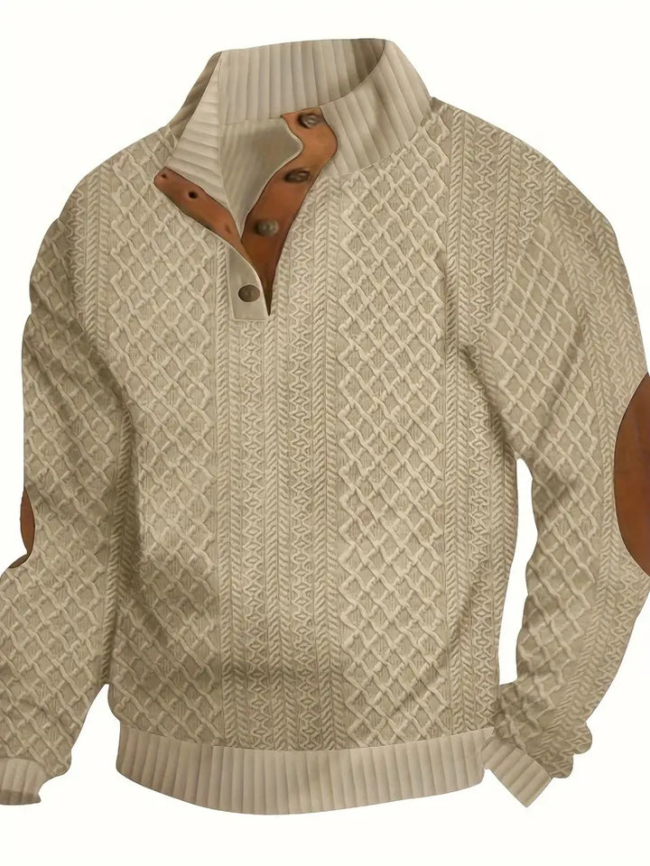 Pull chic avec boutons raffinés
