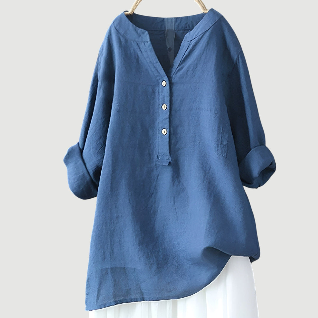 LINA | Blouse femme en lin légère et confortable