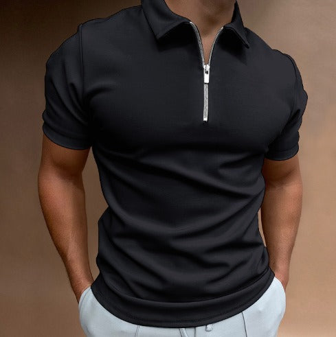 Pull à col zippé