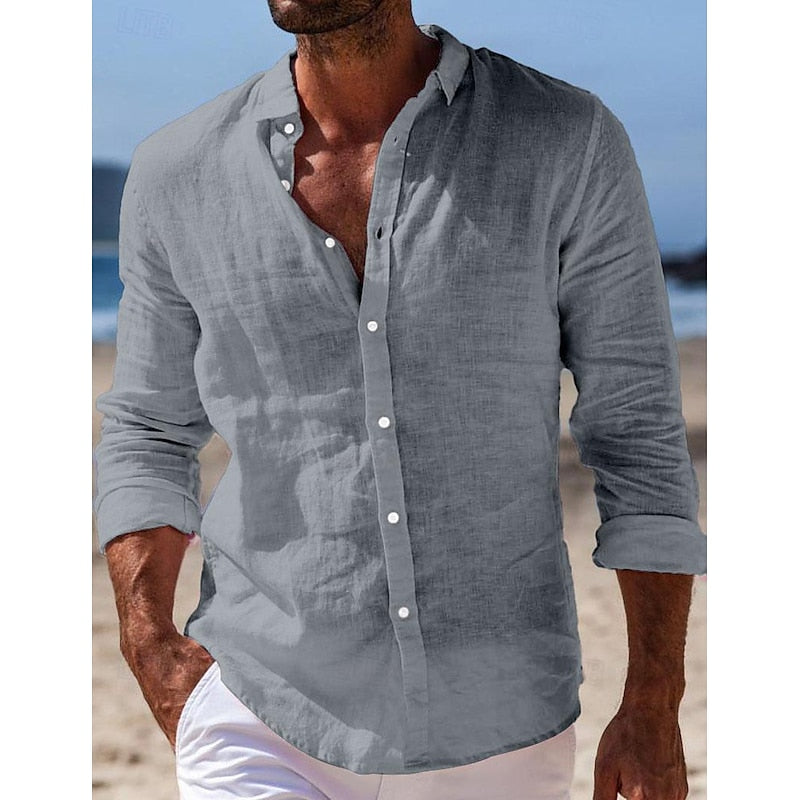 Chemise en lin casual