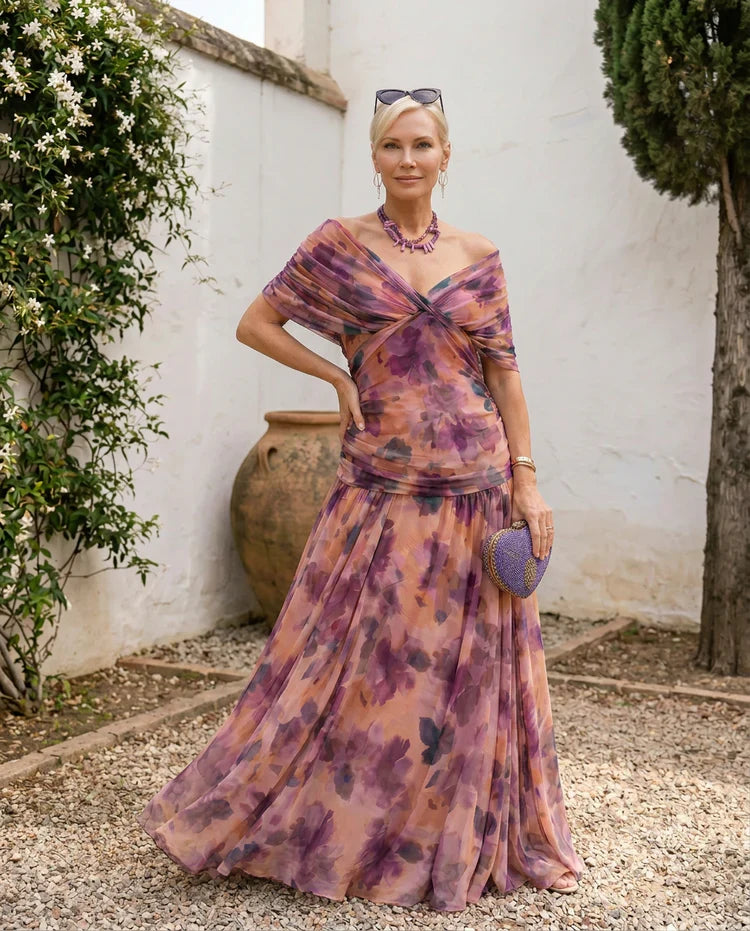 ROBE ÉLÉGANTE AVEC DÉCOLLETÉ EN V