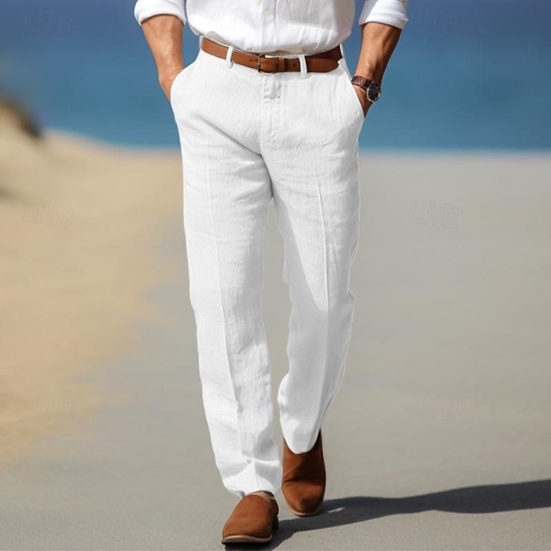 Chic Pantalons en Lin
