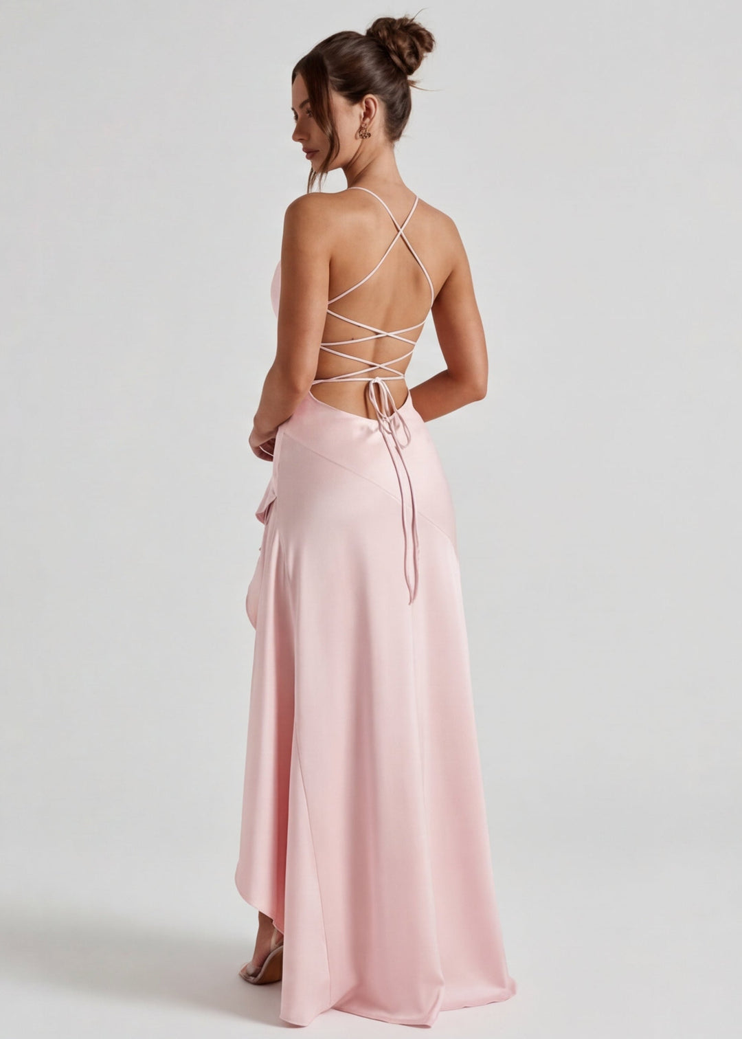 Aria | Robe longue drapée