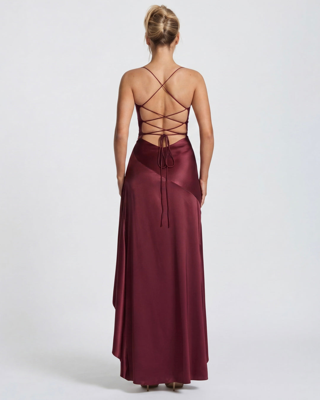 Aria | Robe longue drapée