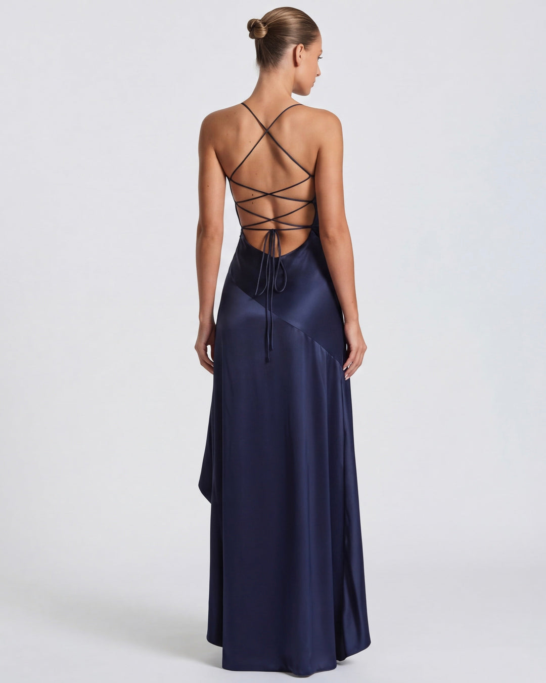 Aria | Robe longue drapée