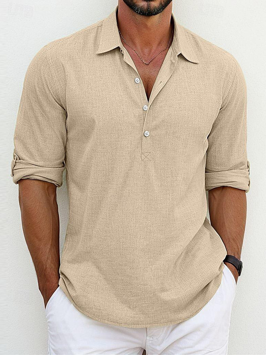 Chemise en lin de qualité supérieure