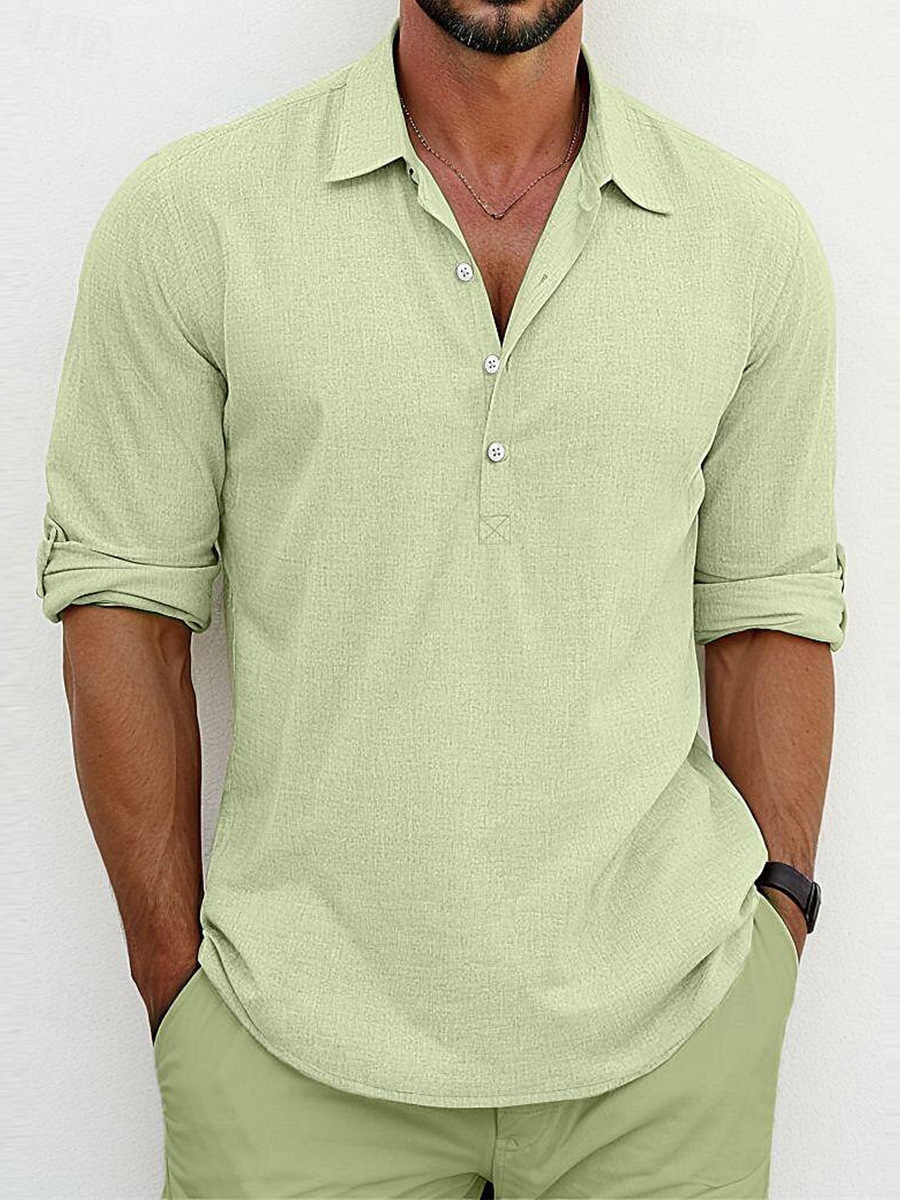 Chemise en lin de qualité supérieure