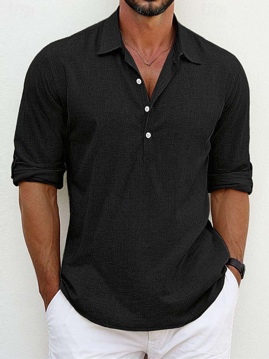 Chemise en lin de qualité supérieure